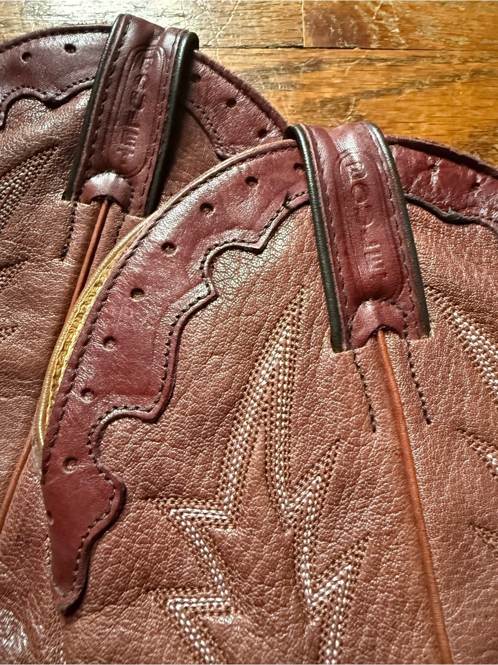 Boulet women’s boots size 8 leather western cowboy boots made in Canada - Picture 4 of 6